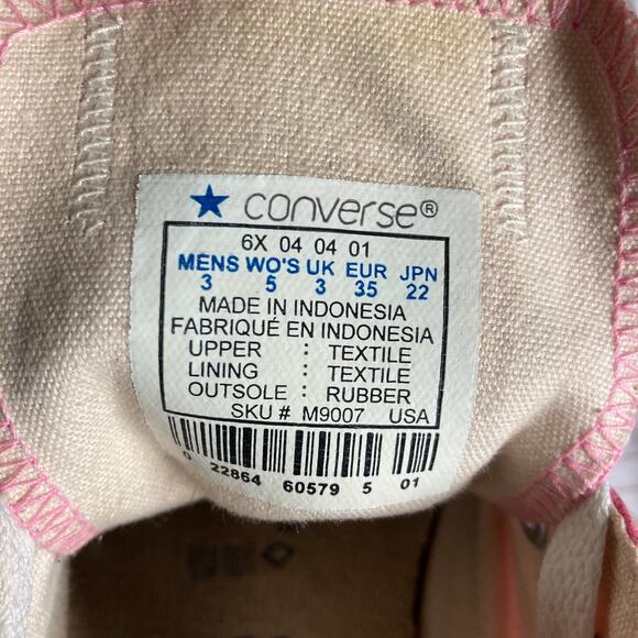 Converse Chuck Taylor All Star sneakers Low Top Pink canvas athletic shoes - Picture 8 of 8